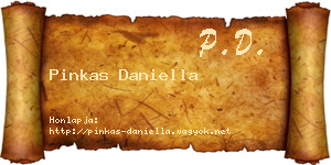 Pinkas Daniella névjegykártya